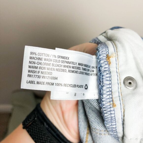 Universal Thread High Rise Shortie Shorts Medium Wash Womens 8 29 Denim Jeans - Picture 11 of 11